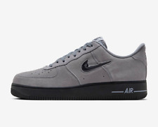 Nike Air Force 1 Essential Jewel Sneakers Shoes Men's Gray HQ3827 001