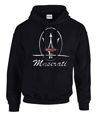 Maserati Car Logo Hooded Hoodie Black -31103 -SW