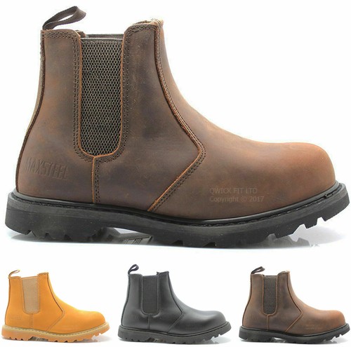 New mens leather slip - new,
