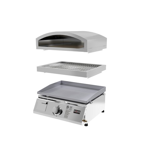 Boss grill gas - grill, 3-in-1