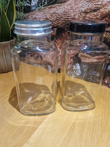 Vintage glass sweet jars - vintage,