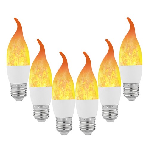 Pack e26 led flame - 6, effect
