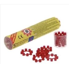 8 Shot Ring Gun Caps - 5 Boxes with 48 Shots Each 6 rings- 1 Tube 240 shots 