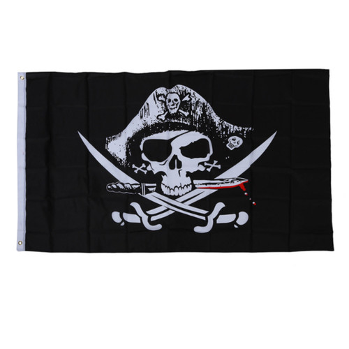 Pirate flag skull - cross, sabre