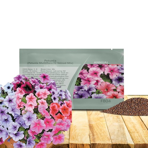 500 seeds petunia seed mix - 500,