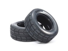 Tamiya 51589 On Road Racing Truck Tires/Tyres (2 Pcs.), (MAN Hahn/Buggyra/TT01)