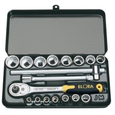 Elora Metric Socket Set, 3/8"