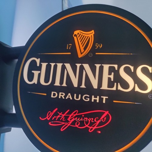 Guinness inspired led light - guinness,