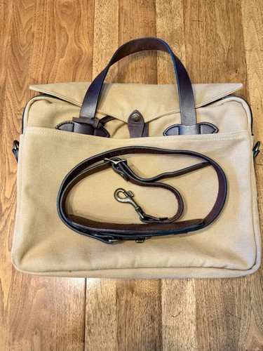 Filson original briefcase tan - filson,