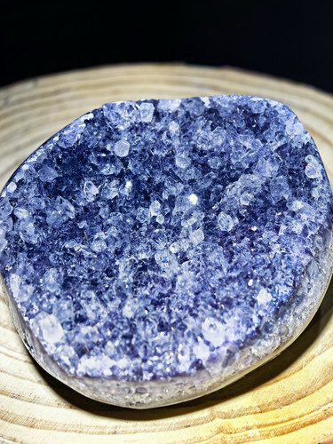 Natural amethyst crystal bowl - crystal,