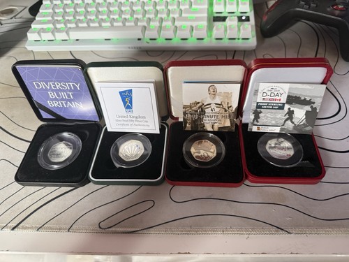 Silver 50p joblot - 50p,