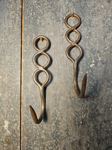Pair hand forged blacksmith - pair,