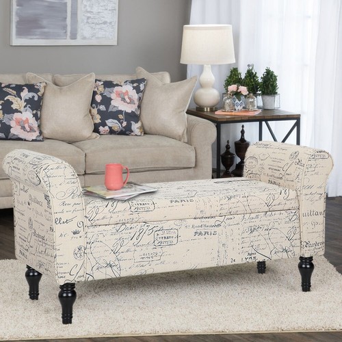Scribble fabric bed end - bed, bench