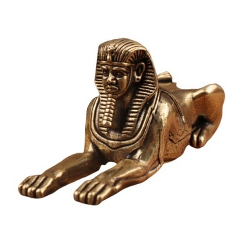 Brass sphinx figurines - brass,