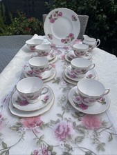 Royal Vale Pink Roses Tea Set