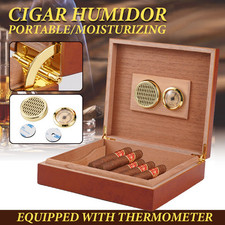 Cedar Wood Cigar Humidor Case