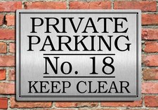 Personalised Private Parking