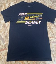 NASCAR T Shirt Ryan Blaney Team Penske Advanced Auto Parts Pit Small 