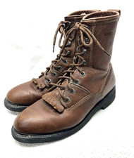 Wolverine Men's 8" Tremor Kiltie Brown Leather Lace Up 11.5M Boots 04324