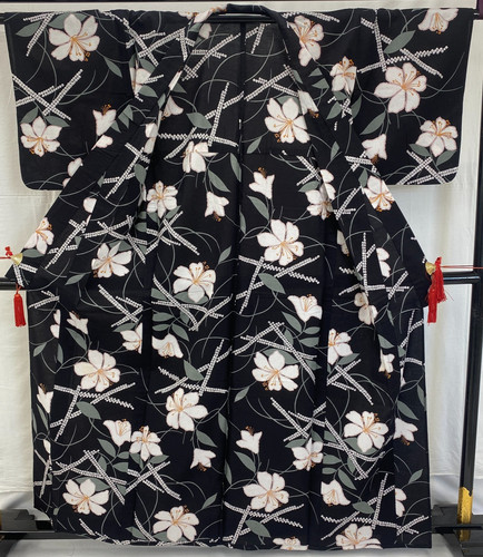 Japanese vintage kimono yukata - japanese,