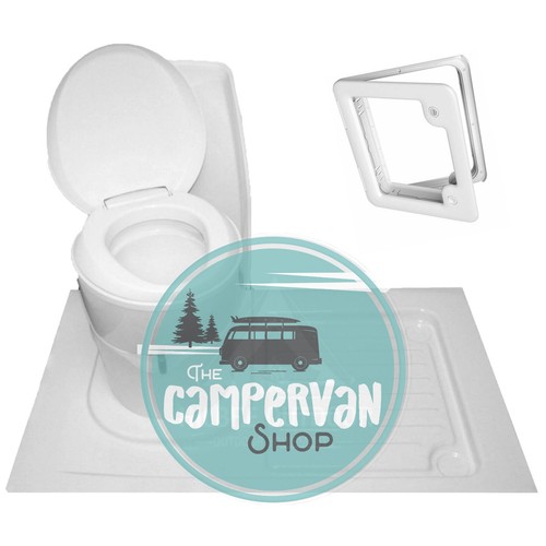 Campervan manual flush toilet - manual,