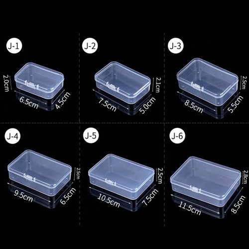 Mini square clear plastic - mini,