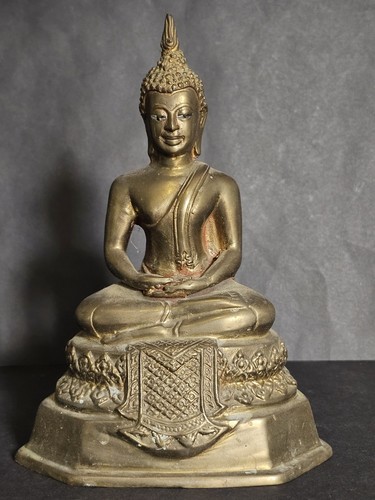Antique thai bronze buddha - antique,