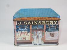SAINSBURY's TIN (Empty) House Shaped by Ian Logan 1980s