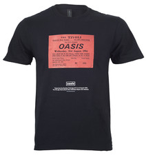 Official Oasis T Shirt Definitely Maybe Ticket Stub New Black S M L XL XXL