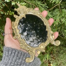 Antique Oval Scrying Mirror