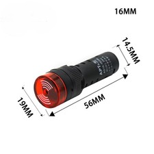 12V Red LED Buzzer Alarm
