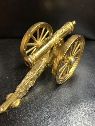 Solid brass large desk cannon - large,