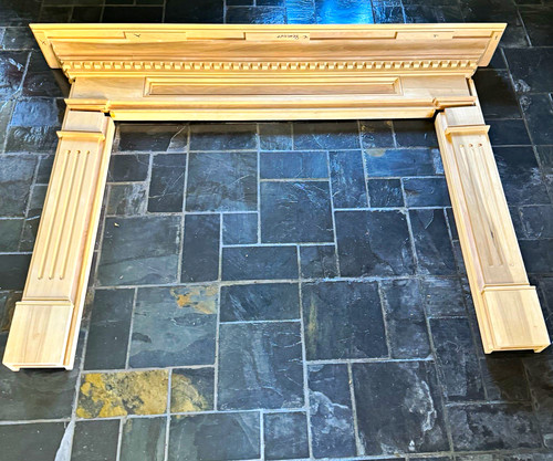 Fireplace mantel wood - fireplace, mantel,