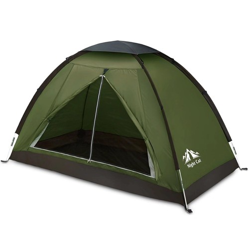 Night cat person - cat, tent
