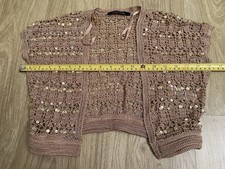 Dunnes Small Gold Crocheted