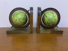 Vintage Globe Bookends