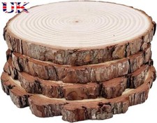 Wood Slices Decor for Centerpieces Large Wood Rounds 25cm Wooden Discs DIY Craft