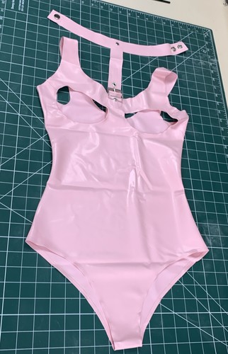Buckle latex pink rubber - 8, uk