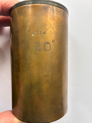 Vintage brass cased projector - cased,