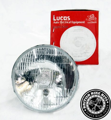 Lucas inch headlamp - headlamp, glass