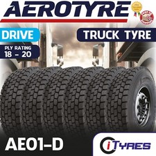 X6 295 80 22.5 AEROTYRE AE01-D HIGH MILEAGE 18PLY TRUCK,LORRY,HGV DRIVE TYRES