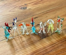 7 x 1950's Murano Lamp Glass