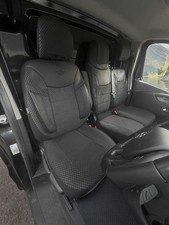 Tailored Front Seat Covers For Vauxhall Vivaro 2015 - 2018 Upholstery Fabric