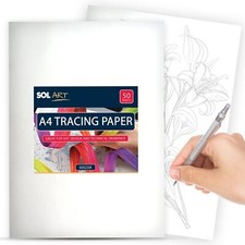 50-100 Tracing Paper A4 Sheets