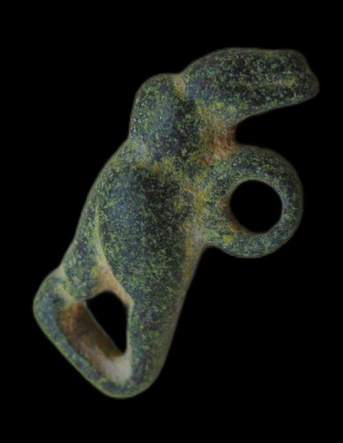 Ancient egyptian bronze amulet - egyptian,