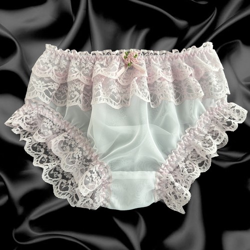 Sissy sheer white nylon - white,