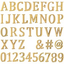 LARGE MDF LETTERS NUMBERS