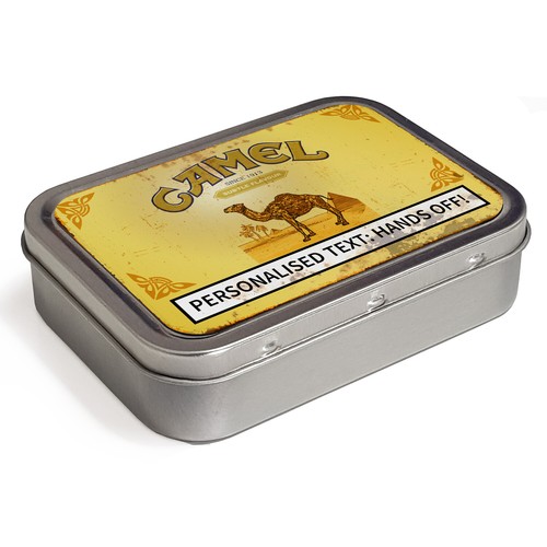 Personalised tobacco tin - personalised,
