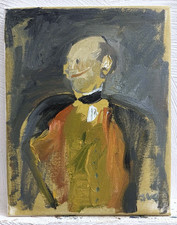 Small Cubism Man Oil Painting