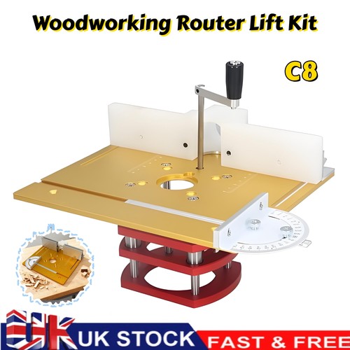Woodworking router lift kit - lift,